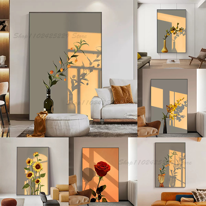 Modern Korean Lifestyle - Sunset Light Leaves Flowers Korean Ins