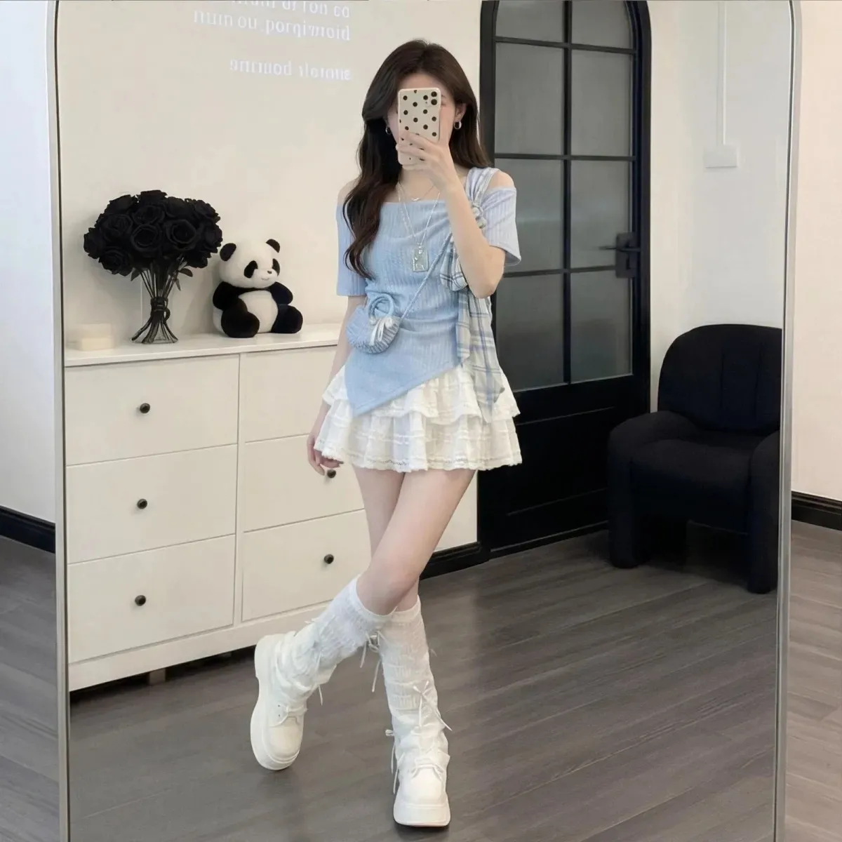 Women's Korean Summer Sweet Bl - Korean Lifestyle ulasan dan harga