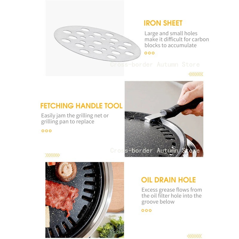13 Inch Korean BBQ Grill Multi - Korean Bbq Grill ulasan dan harga