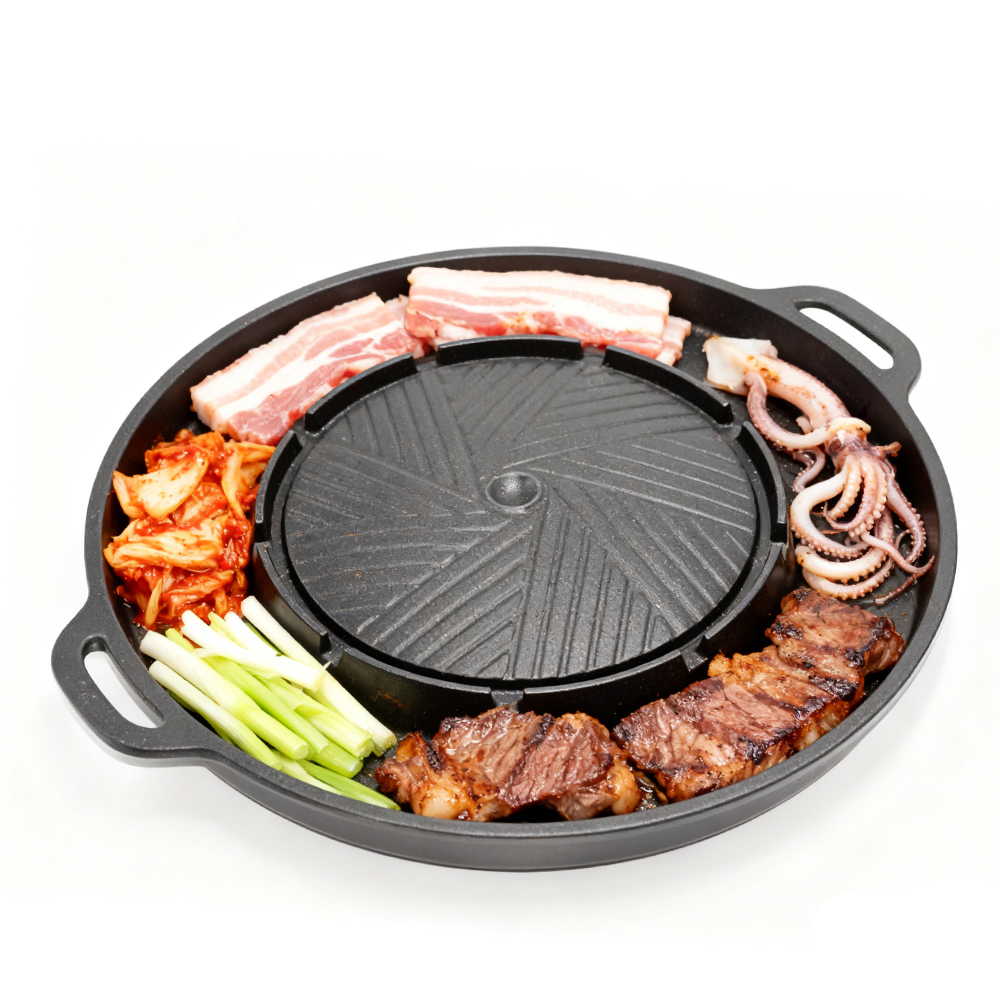 KOSUN Korean BBQ Grill Pan 2 i - Korean Bbq Grill ulasan dan harga