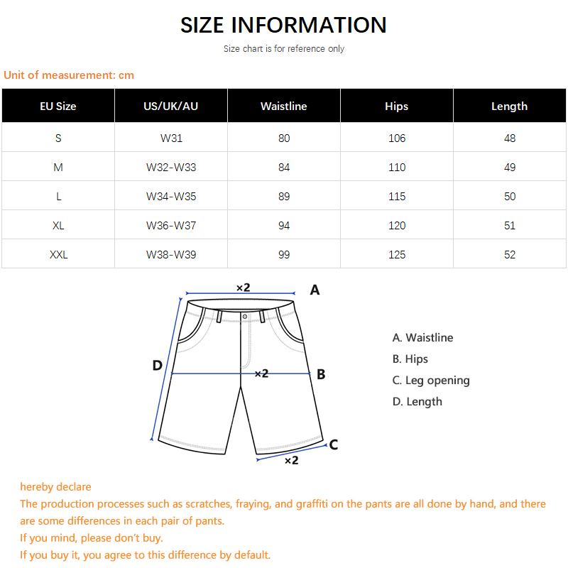 Hip-Hop Streetwear Men's Denim - Korean Lifestyle ulasan dan harga