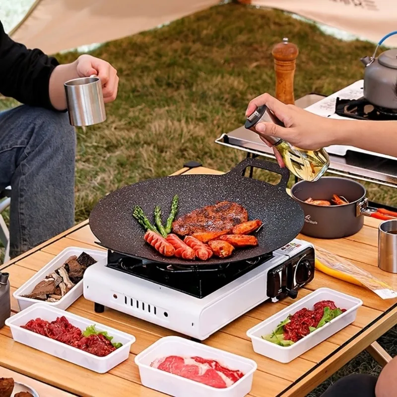 Non-stick Roasting Pan Cast Ir - Korean Bbq Grill ulasan dan harga