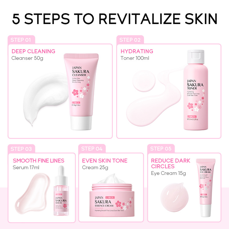 Korean Sakura Skincare Set Hyd - Korean Skincare Routine ulasan dan harga